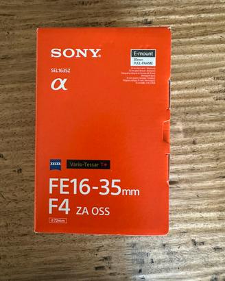 Sony FE 16-35mm F4 ZA OSS Full frame E-mount