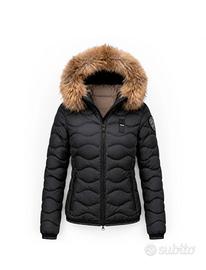 Blauer piumino donna nero opaco