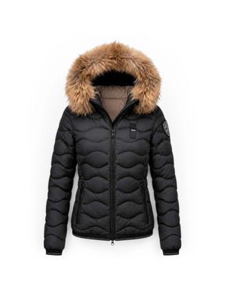 Blauer piumino donna nero opaco