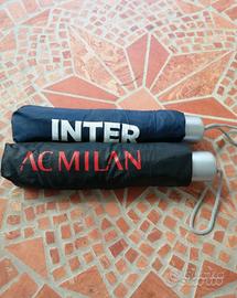DUE Mini Ombrelli FC INTER e AC MILAN