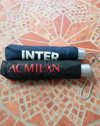 DUE Mini Ombrelli FC INTER e AC MILAN