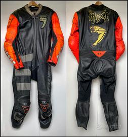 Tuta Dainese in pelle replica Biaggi Tg. 50