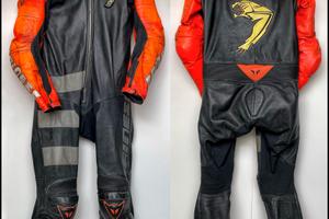 Tuta Dainese in pelle replica Biaggi Tg. 50