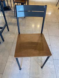 Sedia in legno da bar 
