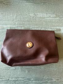 Pochette Nannini marrone - vera pelle, 30×19