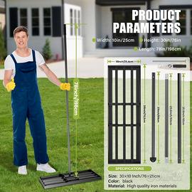 Rastrello A Ventaglio, Rastrello Metallico, Manico Telescopico, Raccoglifrutta, Spazzola Per Pavimentazione – Sistema Da Giardino QUEST - Foto 5