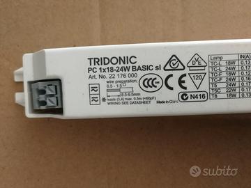 ballast elettronico Tridonic PC 1x18-24watt Basic