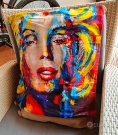 Cuscino (55x55) raffigurante Marilyn Monroe