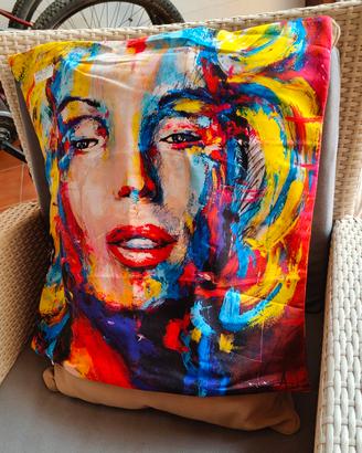 Cuscino (55x55) raffigurante Marilyn Monroe