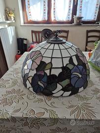 lampadario stile Tiffany 