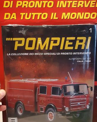 Modellino autopompa OM 150 Vigili del Fuoco
