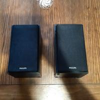 Coppia casse audio passive stereo hi-fi philips