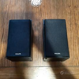 Coppia casse audio passive stereo hi-fi philips