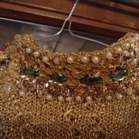 Maglia vintage in filato dorato 