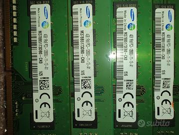 16Gb DDR3 1600Mhz kit 4x4Gb Samsumg