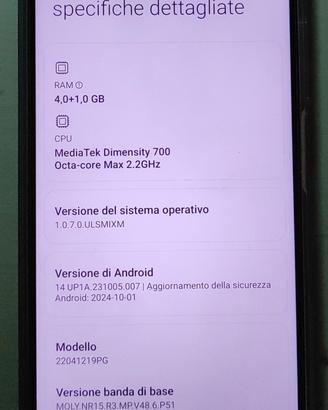 Smartphone Telefono Xiaomi Poco M4 5G NFC