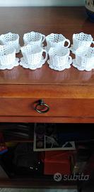servizio tazzine cotone