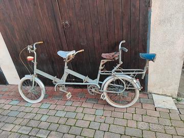 TANDEM ARTIGIANALE 3 POSTI - Epoca Vintage 