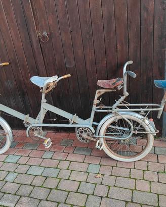 TANDEM ARTIGIANALE 3 POSTI - Epoca Vintage 
