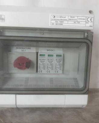 PANNELLI FOTOVOLTAICI QUADRO DI STRINGA