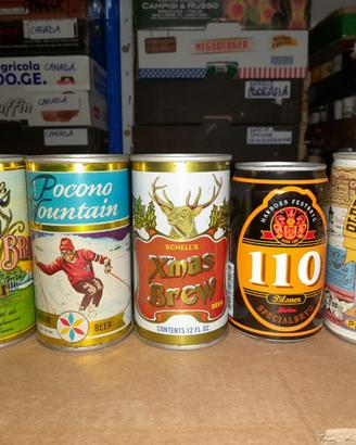 Lattine di birra da collezione
