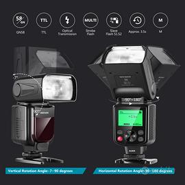 Flash Speedlite Neewer 750II + Kit Triggers Wirele