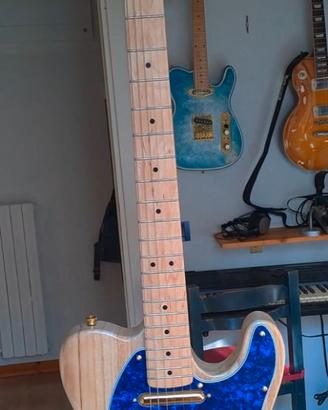 Chitarra elettrica di Liuteria TL natural Wood