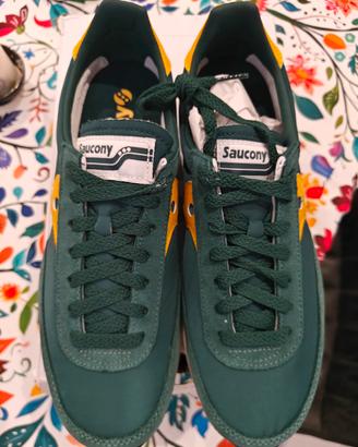 Saucony Originals Trainer 80 Verde/Giallo TG 42.5