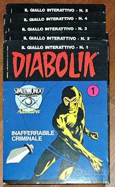 5 fumetti inerattivi Diabolik