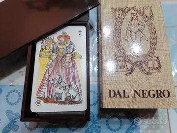 mazzo di carte Tarocco dal negro con cofanetto