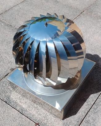 Comignolo antivento in acciaio inox