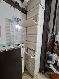 Mobiletto plastica impilabili