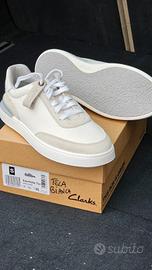 Scarpe Clarks n 40/41 MAI USATi Pelle e Tela 