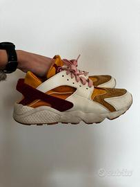Nike air huarache us9 uk6.5 arancione rosa