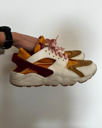 Nike air huarache us9 uk6.5 arancione rosa