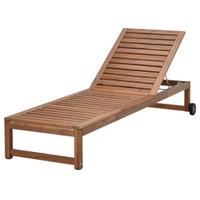 lettino da giardino in legno nammaro ikea