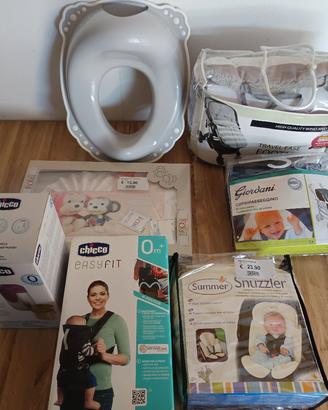 copri passeggino e altri articoli per neonati 