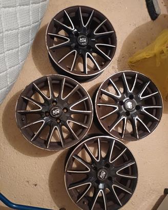 Cerchi oz racing 16" neri 