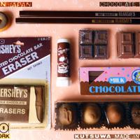Vintage 1980 Cioccolato Gommine Matite collezione