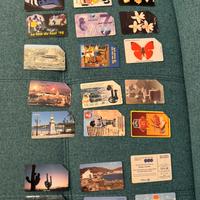 Schede telefoniche estere da collezione