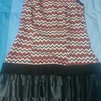 vestito corto rinascimento  taglia xs