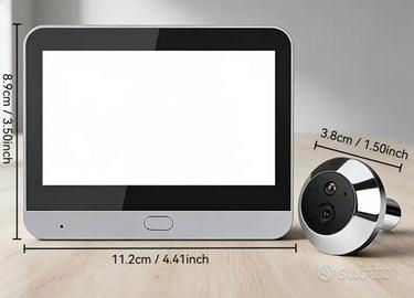 Occhio magico porte e portoni con monitor a colori