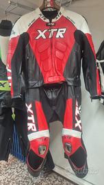 Tuta Moto Divisibile XTR in Pelle di Canguro Tg 54
