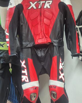 Tuta Moto Divisibile XTR in Pelle di Canguro Tg 54