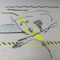 Remo brindisi quadro litografia