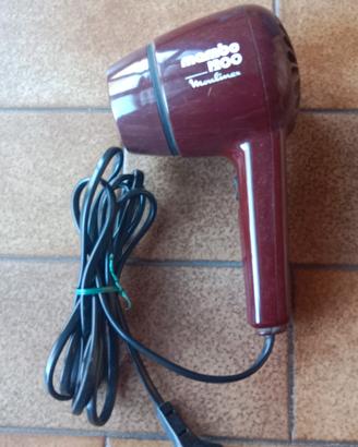 Piccolo asciugacapelli da viaggio Moulinex 1200 w