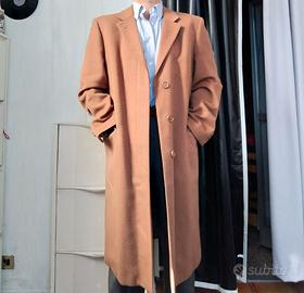 Cappotto Monopetto Vintage camel  " Serge "