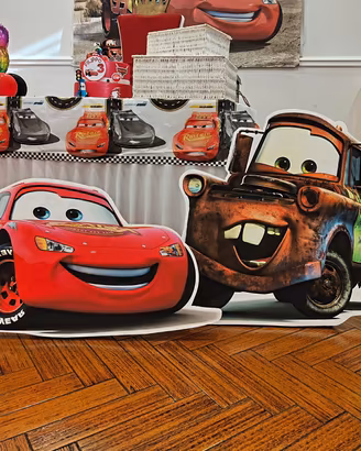 sagome polistirolo tema Cars