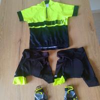 set abbigliamento bici bambino 8 anni