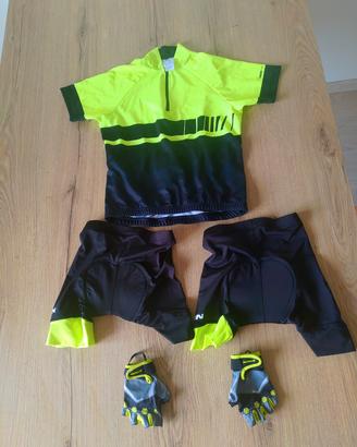 set abbigliamento bici bambino 8 anni